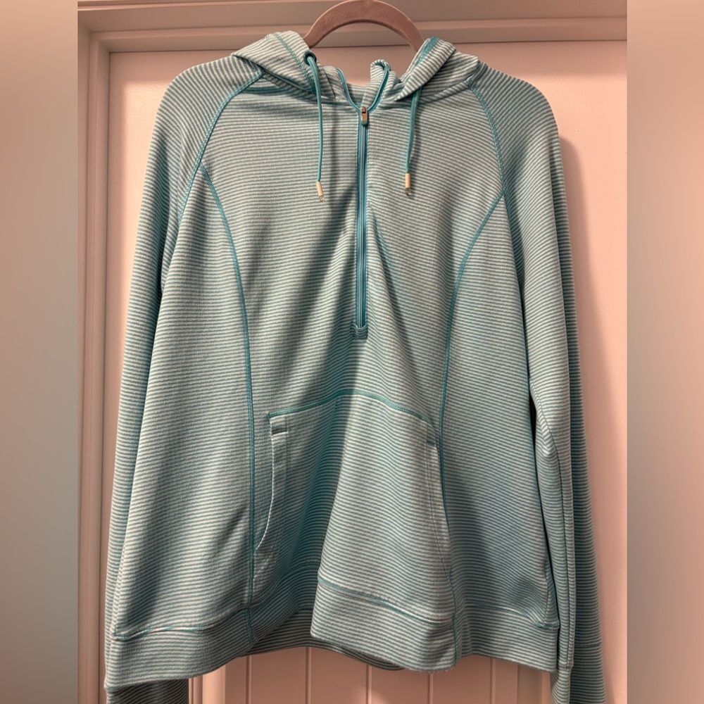 Tangerine Women’s Half Zip Pullover Lightweight Hoodie Size XXL
